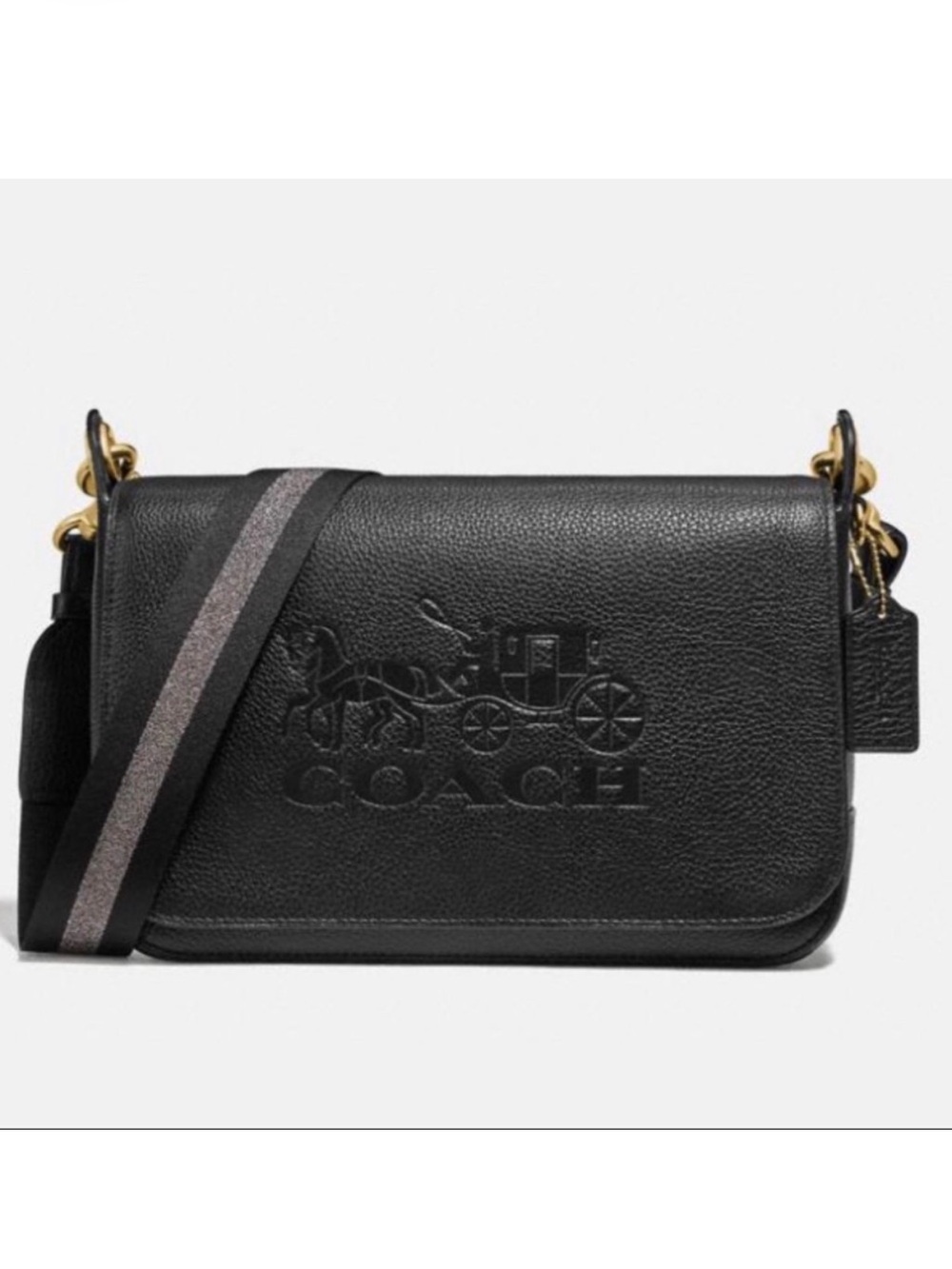 Coach Jes Messenger Crossbody Bag in Black